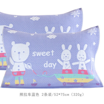 

LOVE BIRD Cartoon cotton Gauze pillow towl pure cotton enlarge thicken pillow towl not wool adult