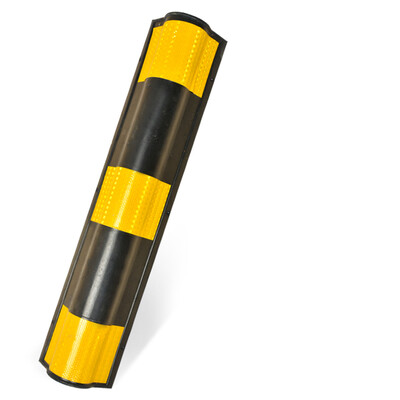 

Tang Chi CT reflective wall corner long rubber plastic corner guard bumper parking lot underground garage corner line corner protector traffic facilities right angle length 80cm thick 6mm