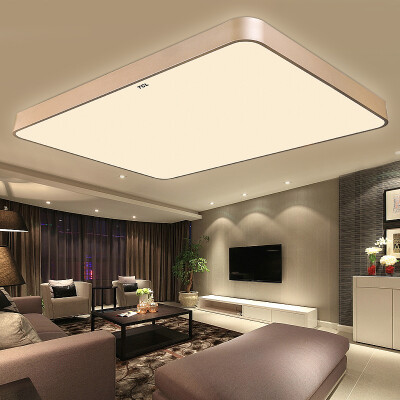 

【Jingdong Supermarket】 TCL LED Ceiling Mount Calibria 72W Promise Dimming With Remote Control Living Room Lamp Bedroom Lamp Conference Hall Lighting Lamp Rectangular 900 * 620 * 100mm