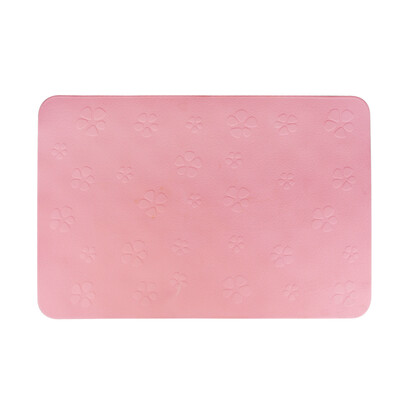 

Revitalizing rubber bathroom suction cup mat pink rectangle ZG1439