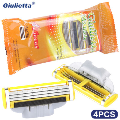 

Giulietta Brand Razor Blade For Men 4 Pieces Stainless Steel Blade Affordable Material D3-3