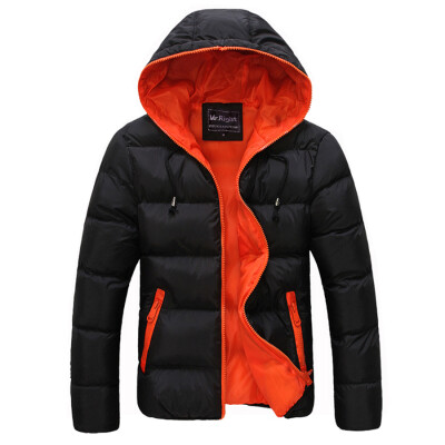 

Winter Men Jacket 2017 New Brand High Quality Candy Color Warmth Mens Jackets And Coats Thick Parka Men Outwear