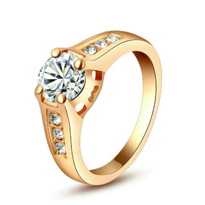 

Yoursfs® 18K Rose Gold Plated 1ct Simulated Diamond Rings Use Austrian Crystal Fashion Jewelry