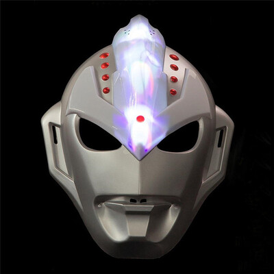 

LED Светящиеся Superhero Альтман Маска Маска Человек-паук Железный человек Халк Бэтмен партии мультфильм для Дня защиты детей косплей