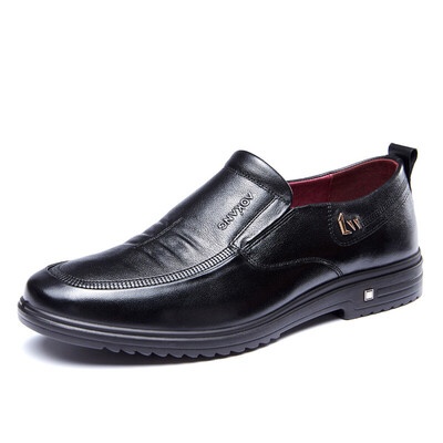 

Aokang men&39s simple business casual shoes comfortable low shoes men&39s feet shoes 173211101 black 41 yards