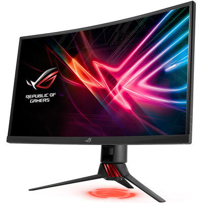 

ASUS ROG Strix XG27VQ 27-дюймовая 144HZ1800R кривизна AURA-RGB Световое освещение Эффективное отображение (интерфейс HDMI / DP / DVI)