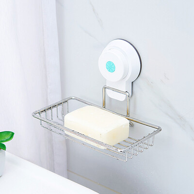 

Shunmei soap box drain soap box seamless suction cup wall type double double combination kit SM-1606