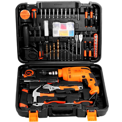 

WORKERBEE GI550 RE Plus Household Power Tools Hand Drill Impact Drill Manual Tool Combination Repair Set