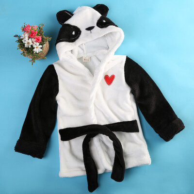 

Boy Girl Animal Baby Bathrobe Baby Hooded Bath Towel Infant Bathing Honey Baby