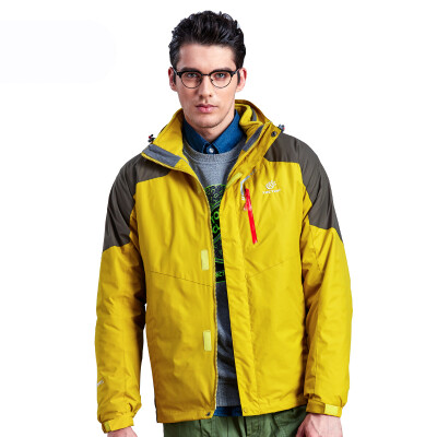 

Outdoor charging clothes for men and women, two pieces of two-piece autumn/winter waterproof breathable, fleece charge