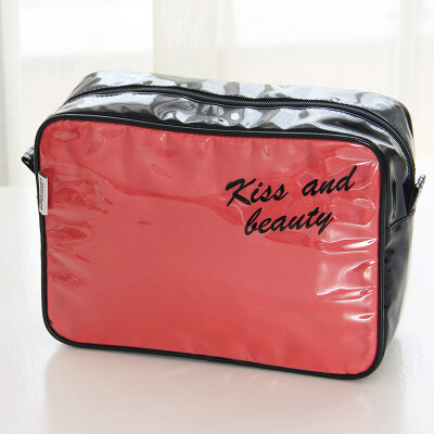 

Ou Runzhe admission bag waterproof PVC material portable travel large cosmetic bag