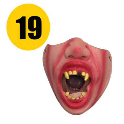 

Fun Scary Horrible Mask Party Halloween Fool's Day Clown latex Mask Cosplay Costume Half Face Masks Woman Man Children