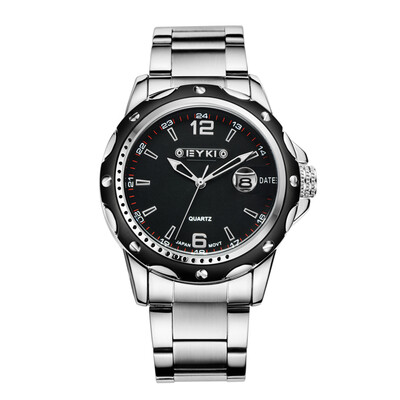 

Mens Watch Fashion Quartz Watch With A Steel watchband