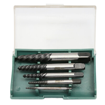 

SATA 09704A 5-piece set of broken head screw extractor coarse teeth broken wire extractor slide wire broken wire extractor