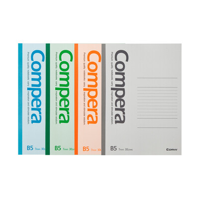 

Coix Comix 12 Pack B5 50 sheets of wireless binding notebook soft copy notebook Compera series CGB5507