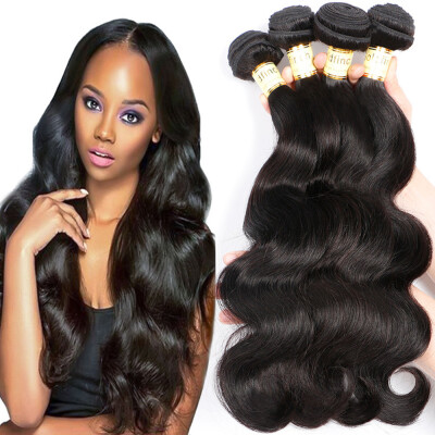 

Brazilian Body Wave 4 Bundles Mink Brazilian Virgin Hair Queen Hair Products 100% Unprocessed Human Hair Bundles