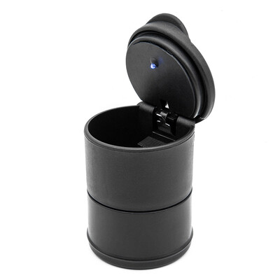 

TIEMOTU YHG01 Автомобильная пепельница со светодиодным ночным освещением Auto ashtray Environmental Office Автомобильная пепельница с лампой с крышкой Пепельница