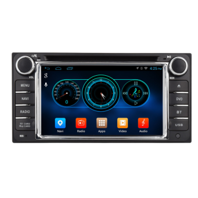 

Quad Core 1024600 Android wifi 62" touch screen In dash head unit car dvd player gps nav stereo for toyota Universal 16G