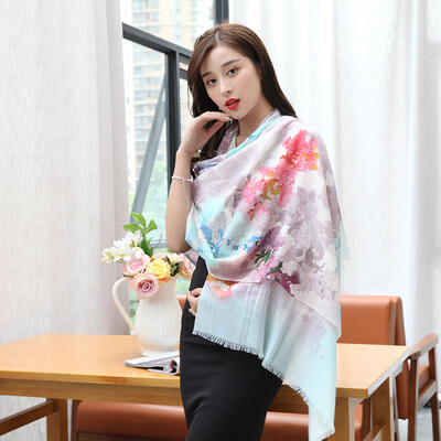 

STORY Of SHANGHAI Ladies' Woolen Scarf Warm Feet