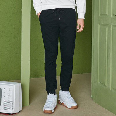 

Semir casual pants male 2017 winter new Korean version of the black feet trousers students wild pants 13416271277 black 27