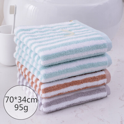 

Cntomlv 4 Pcs grace Cotton towel shads washcloth soft Water absorbent adult cotton couples wash face towel