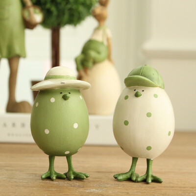 

Mickey home creative home small ornaments with a hat egg desktop decorations