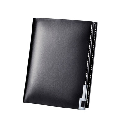 

HansBand® 2016 Hot Selling Genuine Leather Plaid Men Wallet High Quality Male Bag Brand Men Wallets Short Design Purse
