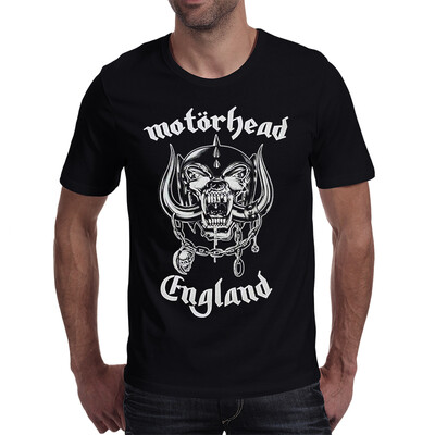 

2017 MEN BONE Men's Fashion personality T-Shirts with shirt sleeve, motorhead pattern