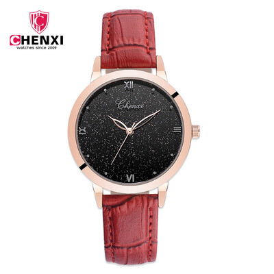 

CHENXI Ladies Fashion Dress Wrist Watch Women Luxury Starry Sky Quartz Watches Elegant Unique Clock