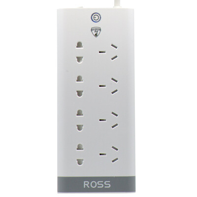 

ROSS C4418U eight eight-hole USB socket child protection energy-saving fire socket plug-in board plug row plug-line board drag line board switch socket length of 18 meters