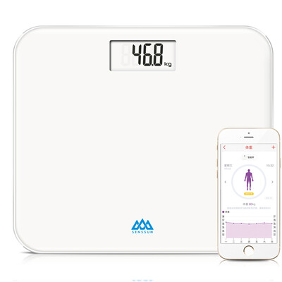 

Fragrant Hill EB829i JD smart Bluetooth electronic weighing scales to achieve pure white Jingdong micro-connection App control