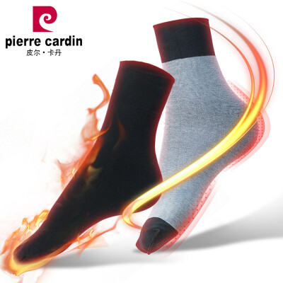 

Pierre Cardin socks female warm socks 1000D thick soft anti-pilling high-count cotton double warm socks bottom socks black uniform JD172265-20