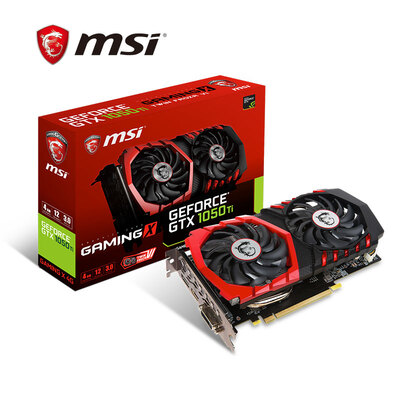 

MSI GTX 1050 Ti GAMING X 4G 128BIT GDDR5 PCI-E 30 graphics card