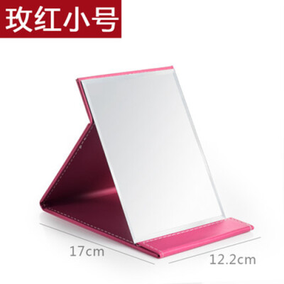

Cntomlv Mirror folding cosmetic mirror Desktop portable lenses thickening high-definition fashion simple mirror students