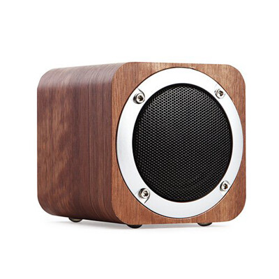 

Newman MX05 fashion retro wood wireless portable Bluetooth speaker stereo, subwoofer desktop stereo cherry wood color