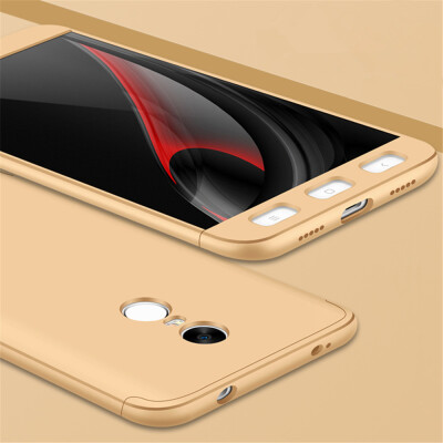 

3 in 1 Protection Case for Xiaomi Redmi 4X Slim Hard PC Cover for Redmi 4 2017 Free Glass Film