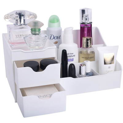 

Mooncolour Makeup Vanity Organizer White w 9 Compartments