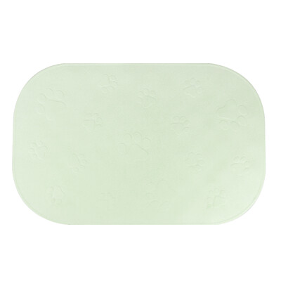 

Revitalizing rubber bathroom suction cup mat green oval ZG1437