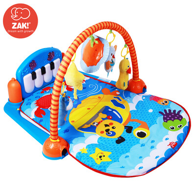 

Cheung diving diving puppy piano fitness rack cloth cashmere hanging padded thick blanket baby early childhood educational multi-purpose toy rechargeable remote control gift box