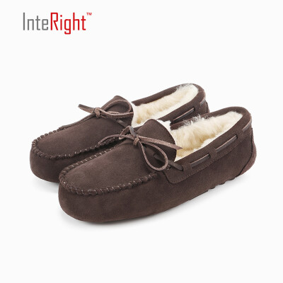 

INTERIGHT womens warm casual shoes flattie