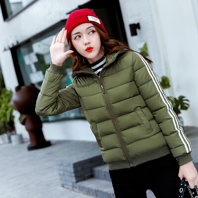 

Cotton coat winter three new feathers down jacket women short paragraph Korean version of Slim small cotton-padded jacket