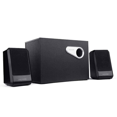 

Microlab (Microlab) M-200BT Bluetooth Speaker Платиновая версия 4.0 Смарт 2,1 мультимедийный динамик стерео провод черный