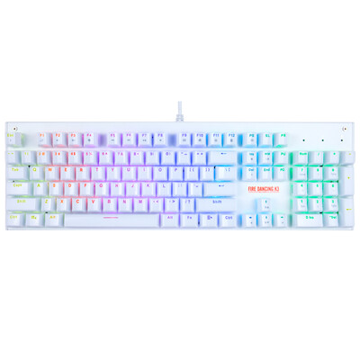 

Основные игроки (первый игрок) Танец K3 RGB взаимозаменяемы оси кристалла механических колпачков клавиатуры белая клавиша 104 красной оси