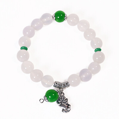 

JingTian jewelry Agate bracelet strings for fuxin Simple and elegant Female of agate jade medullary bracelet 10mm