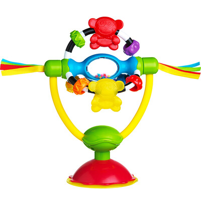 

Playgro sent Gaole puzzle toys teether gum pacifier rattle toy monkey 360 ° rotatable detachable sucker toys imported from Australia