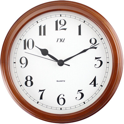 

Europe Wooden Wall Clock Sweep Silence Mahogany Wall Clock Quiet Wooden Quartz Clock 14 Inch Roma Number Battery Wall Clock