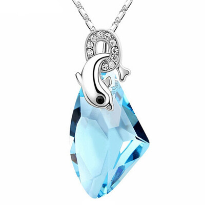 

Австрийский кристалл ожерелье Dolphin Pendant женщин высокого качества красный Rhinestone моды годовщины подарок подарок 979