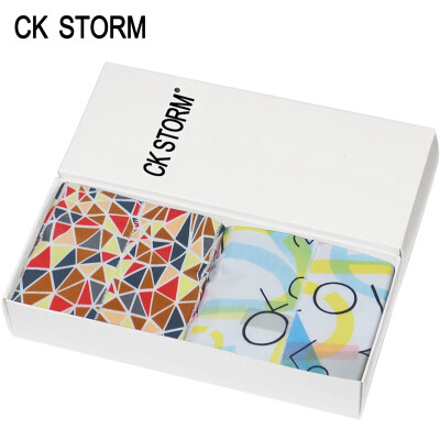 

CK STORM men's underwear flat pants cotton crotch fast dry ck storm series printing male underwear shopping mall authentic 2 g