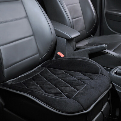 

CarSetCity single piece velvet series heating warm seat cushion car accessories winter seat cushion seat cover universal black