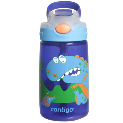 

【Jingdong Supermarket】 contigo children's straw cup outdoor sports cup small inventor - cartoon bird 400ml HBC-GIZ001